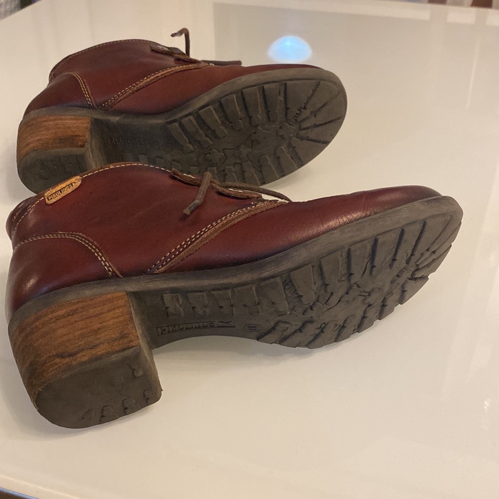 Pikolinos brown lace up boots - Picture 6 of 7
